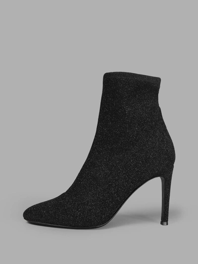 Shop Giuseppe Zanotti Women's Lurex Ankle Boots In Black