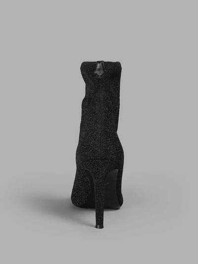 Shop Giuseppe Zanotti Women's Lurex Ankle Boots In Black