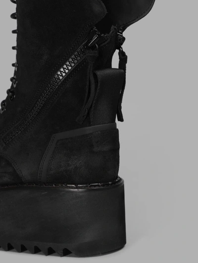 Shop Bb Bruno Bordese Bruno Bordese Women's Black Grunge Platform Boot