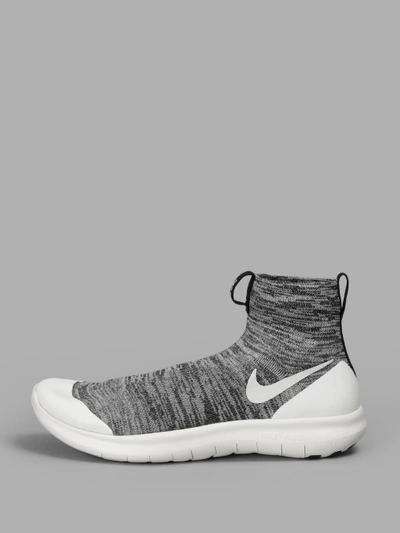 Shop Nike Black And White Veil Gyakusou Sock Sneakers
