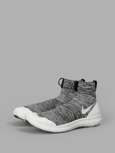 Shop Nike Black And White Veil Gyakusou Sock Sneakers