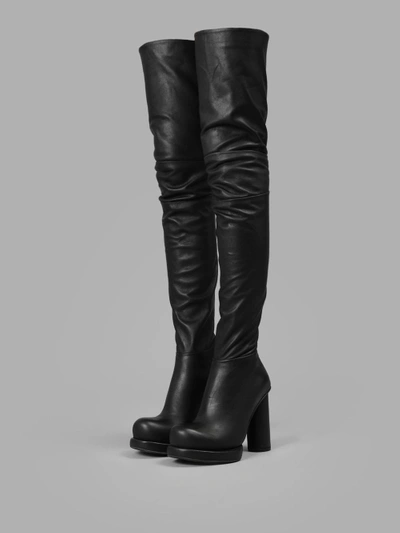 Shop Göran Horal Women's Black Over The Knee Boots