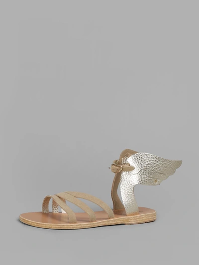 Shop Ancient Greek Sandals Ancient Women's Greek Sandals In Platinum/sand