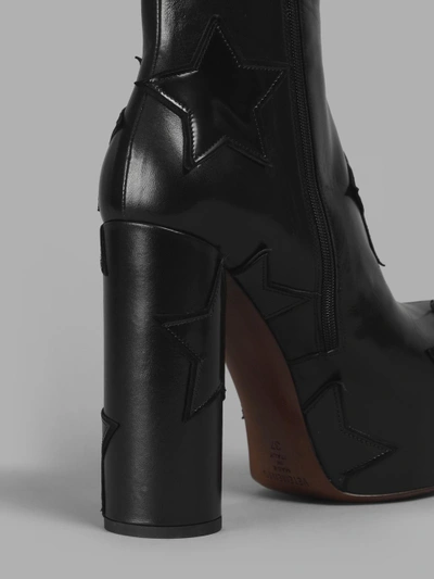 Shop Vetements Women's Black Platform Boots With Stars