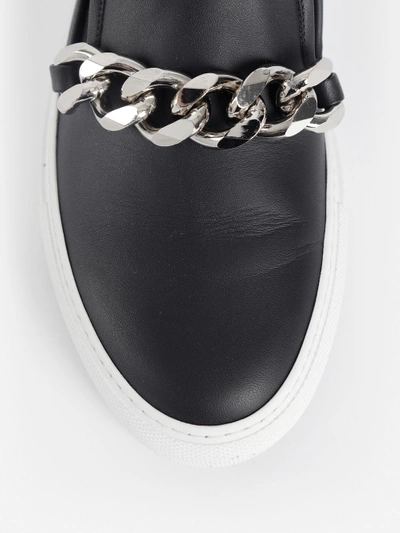 Shop Givenchy Chain Sneakers In Black