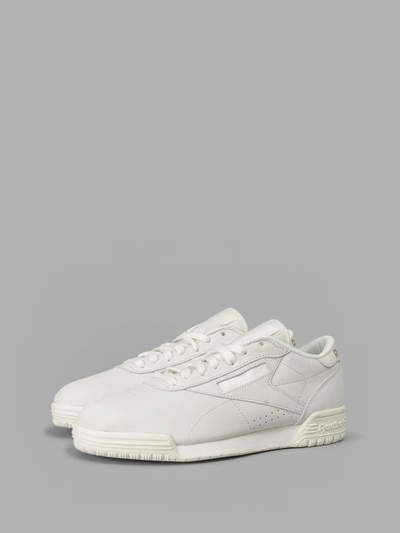 Shop Reebok Women's White Exofit Lo Cln Sneakers