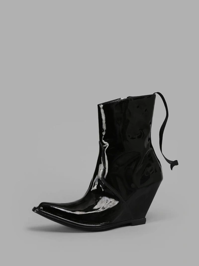 Shop Ben Taverniti Unravel Project Ben Taverniti Unravel Women's Black Patent Leather Boots