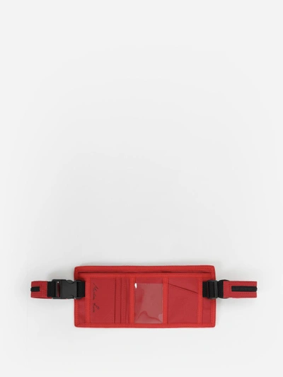 Shop Martine Rose Men's Red Fanny Pack In Runway Piece