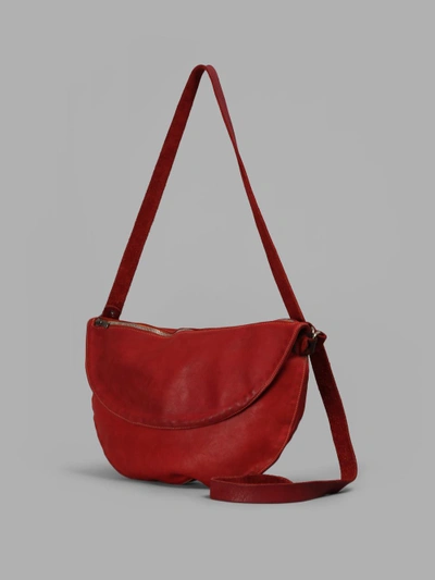 Shop Guidi Women's Red Shoulder Bag