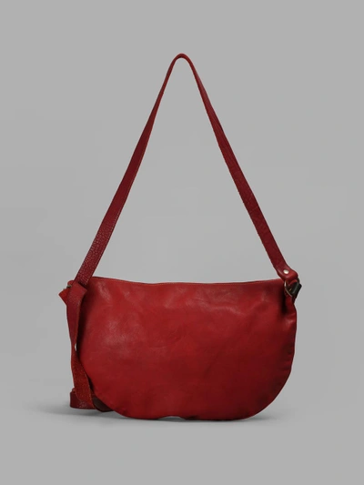 Shop Guidi Women's Red Shoulder Bag