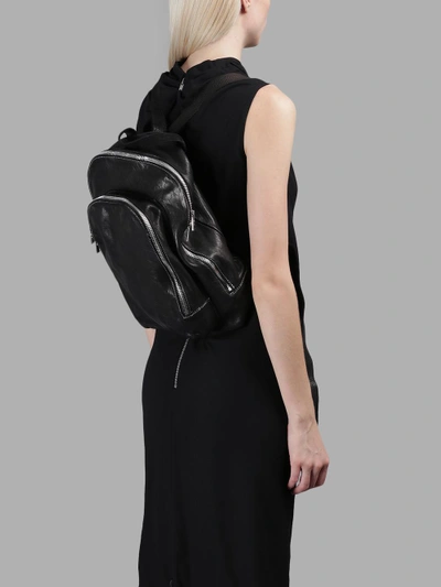 Shop Guidi Black Small Backpack
