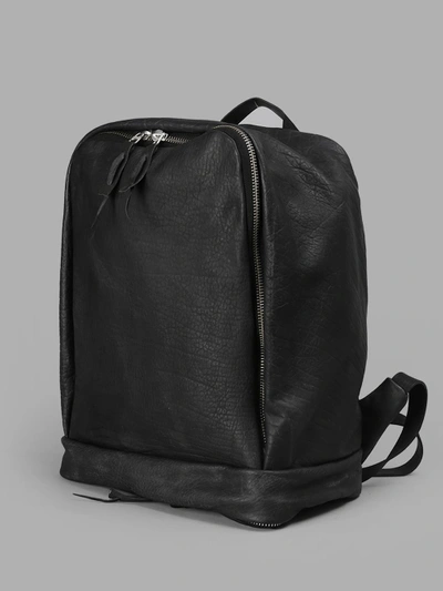 Shop Delle Cose Black Horse Leather Backpack