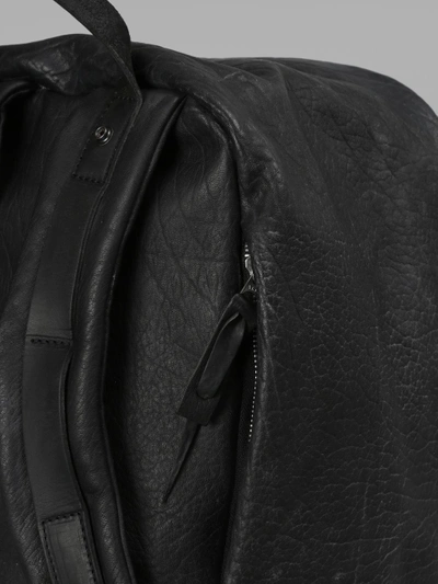 Shop Delle Cose Black Horse Leather Backpack