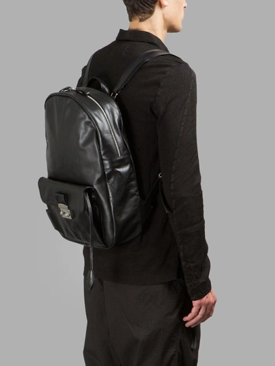 Shop Andrea Incontri Black Lock Backpack