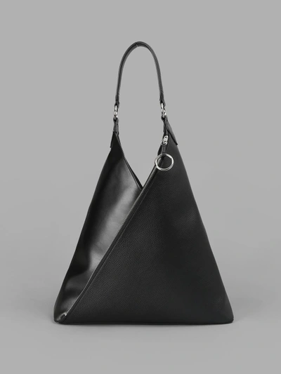 Shop Simone Rainer Black Pyramid Hobo Bag