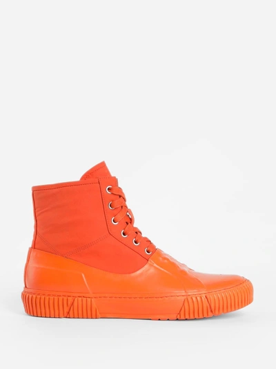 Shop Both Men's Orange Galosh High Top Sneakers