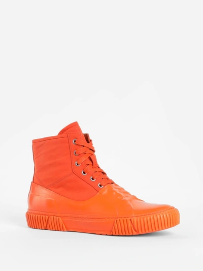 Shop Both Men's Orange Galosh High Top Sneakers