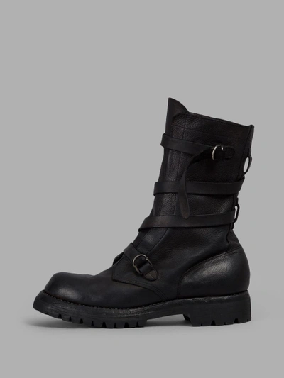 Shop Guidi Black Boots