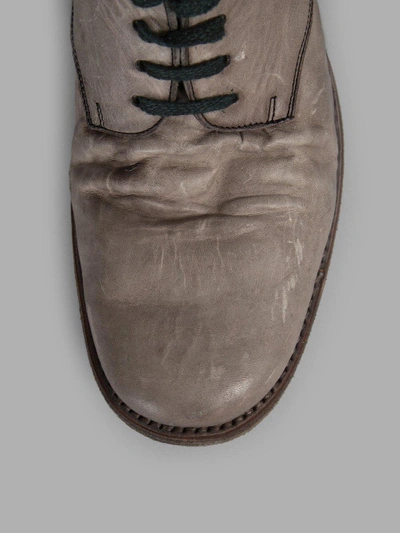 Shop A Diciannoveventitre Men's Grey Leather Derby Shoes