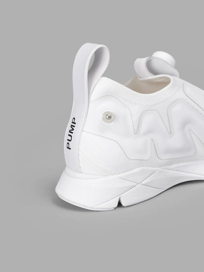 Shop Reebok Men's White Pump Plus Supreme Sneakers