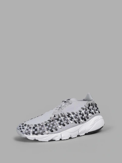 Shop Nike Men's Grey Air Footscape Woven Sneakers
