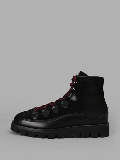 Shop Valentino Men's Black Hiking Boots