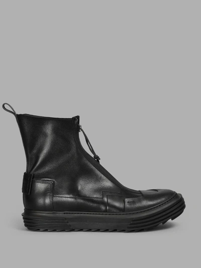 Shop Artselab Men's Black Elastic Nappa Leather Boot
