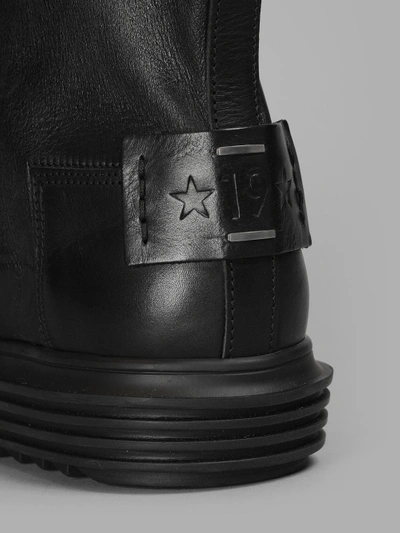 Shop Artselab Men's Black Elastic Nappa Leather Boot