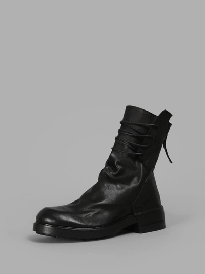 Shop Cinzia Araia Men's Black Leather Boots