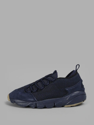 Shop Nike Men's Blue Air Footscape Nm Premium Sneakers