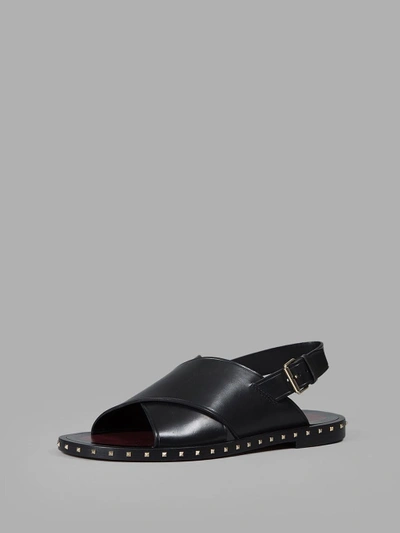 Shop Valentino Black Sandals