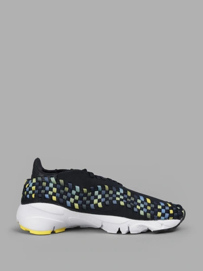 Shop Nike Men's Black Air Footscape Woven Sneakers