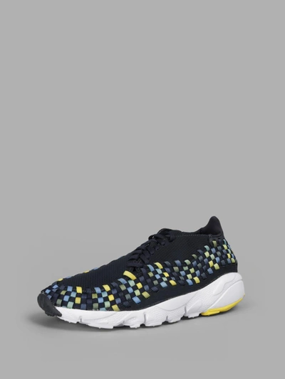 Shop Nike Men's Black Air Footscape Woven Sneakers