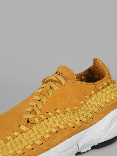 Shop Nike Men's Orange Air Footscape Woven