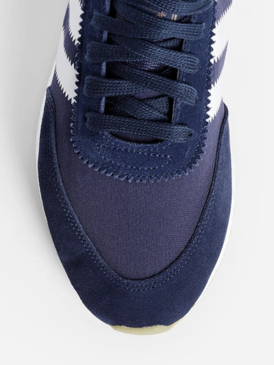 Shop Adidas Originals Adidas Men's Blue Iniki Runner Sneakers