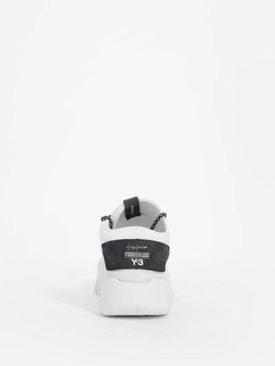 Shop Y-3 Men's White Ayero Sneakers