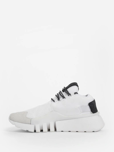 Shop Y-3 Men's White Ayero Sneakers