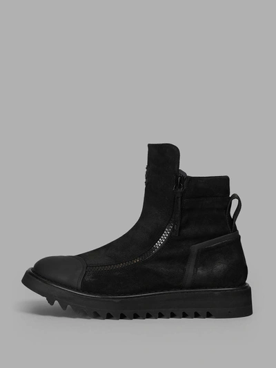 Shop Bb Bruno Bordese Bruno Bordese Men's Black Zipped Boots