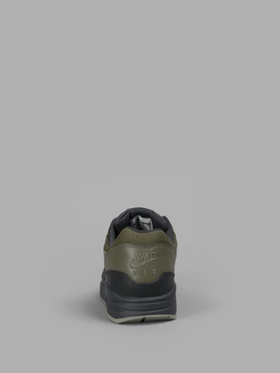 Shop Nike Men's Green Air Max 1 Premium Sneakers