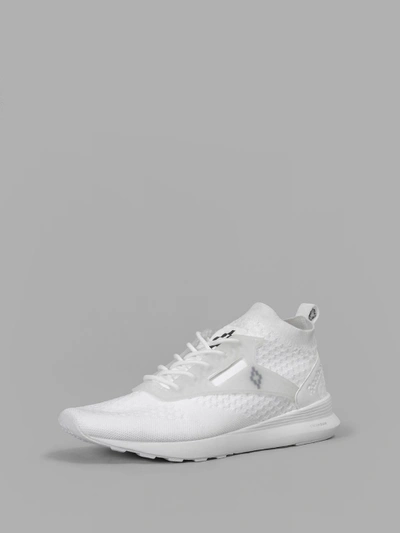 Shop Marcelo Burlon County Of Milan Marcelo Burlon X Reebok Men's White Zoku Sneakers In In Collaboration With Reebok