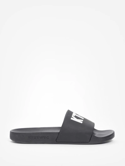 Shop Ktz Men's Black Slides