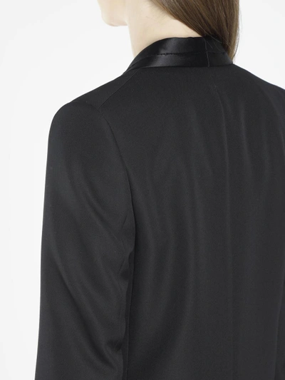 Shop Maison Margiela Women's Black Tailored Blazer