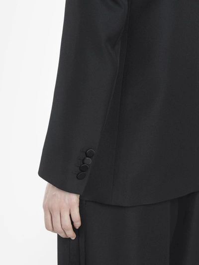 Shop Maison Margiela Women's Black Tailored Blazer