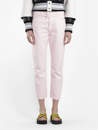 Shop Off-white C/o Virgil Abloh Trousers In Pink