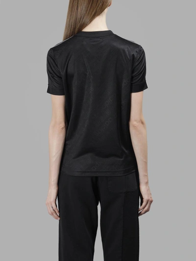 Shop Adidas Originals By Alexander Wang Adidas By Alexander Wang Women's Black Jacquard Soccer T-shirt In In Collaboration With Alexander Wang