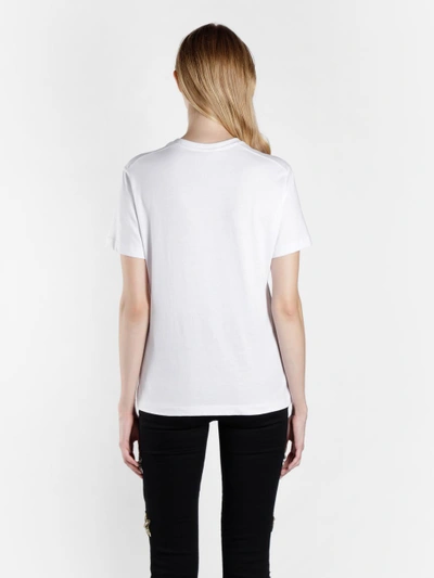 Shop Amen Women's Off-white Logo T-shirt