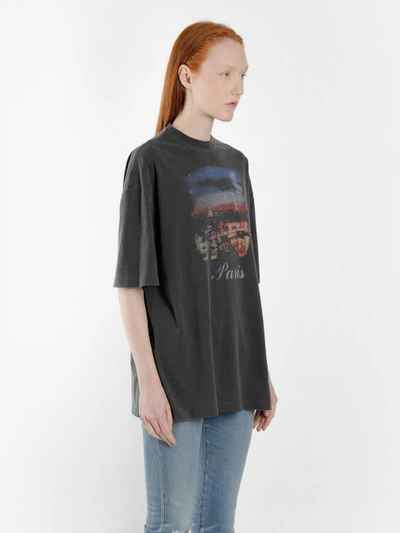 Shop Balenciaga Women's Grey Oversize T-shirt