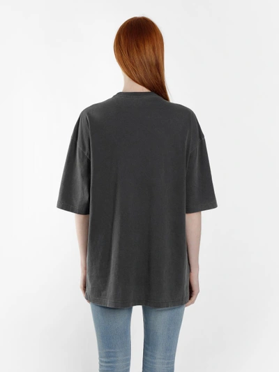 Shop Balenciaga Women's Grey Oversize T-shirt