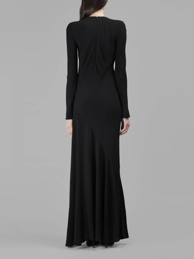 Shop Haider Ackermann Women's Black Long Mermaid Dress