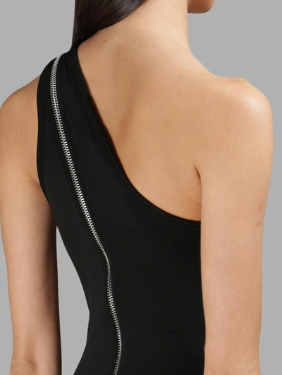 Shop Givenchy Black One-shoulder Zipped Dress